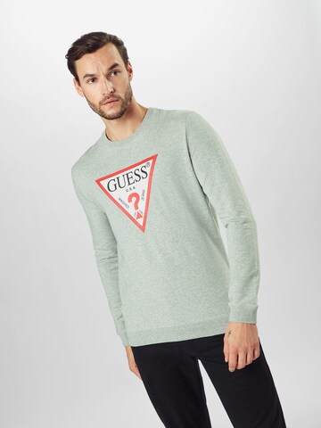 GUESS Sweatshirt 'Audley' in Grey: front