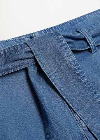 Regular Pantalon 'Orangine' MANGO en bleu