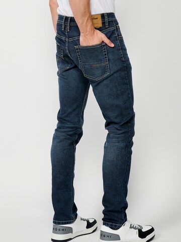 KOROSHI Regular Jeans in Blau