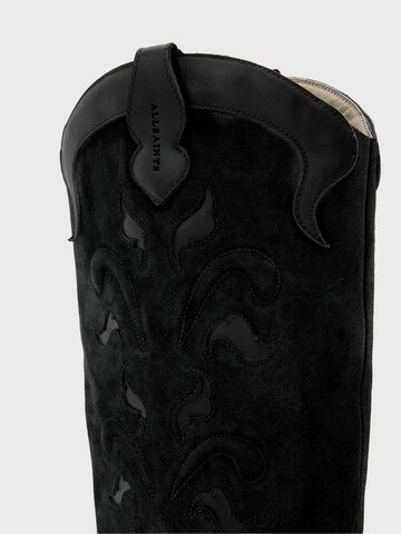 AllSaints Kovbojské boty 'DOLLY' – černá