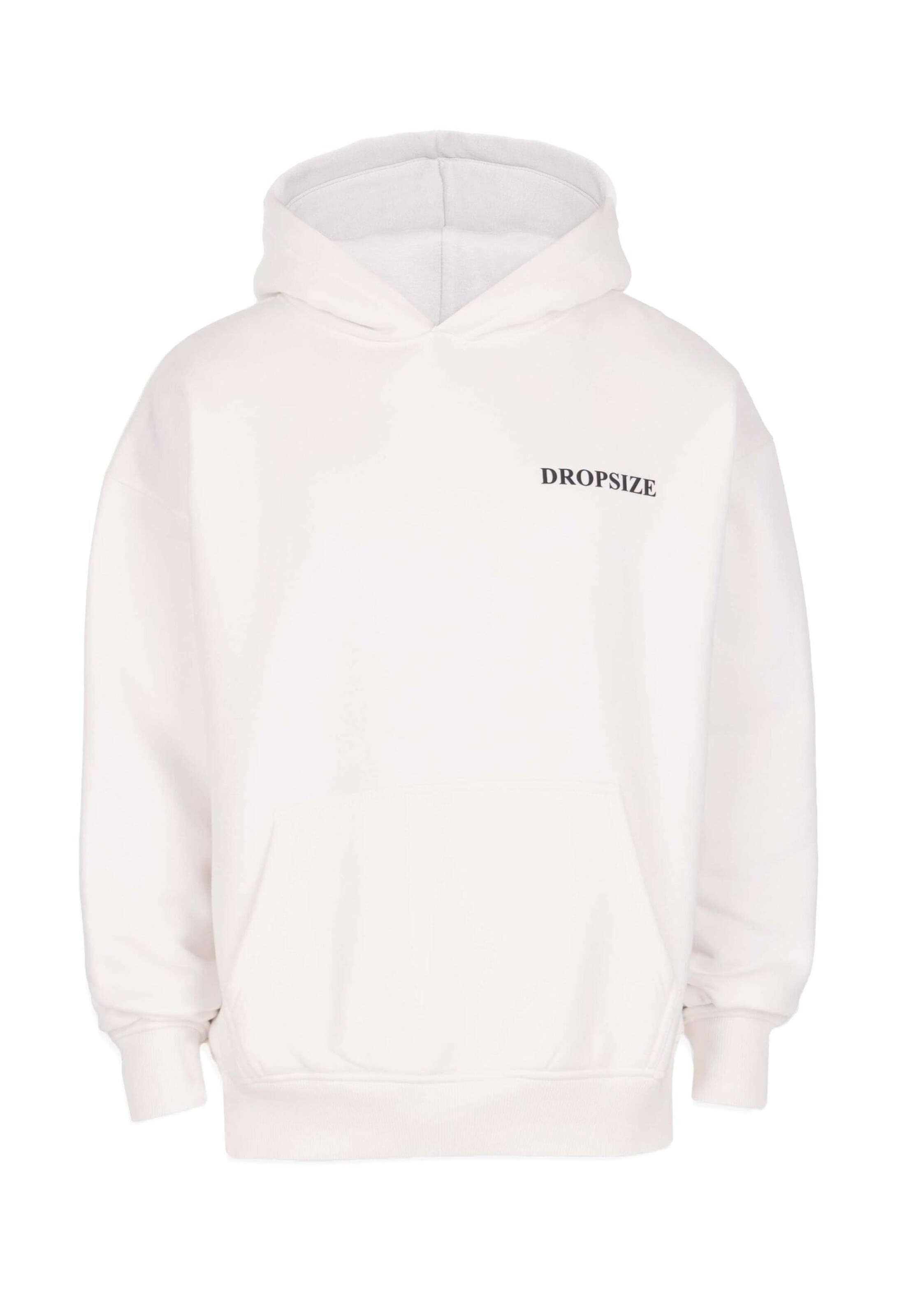 Sweat-shirt Dropsize en blanc : devant