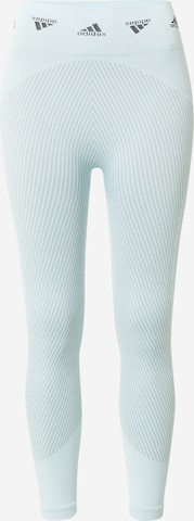Skinny Pantalon de sport 'Aero' ADIDAS SPORTSWEAR en bleu : devant