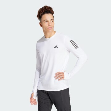 ADIDAS PERFORMANCE Performance shirt 'Own The Run' in White: front