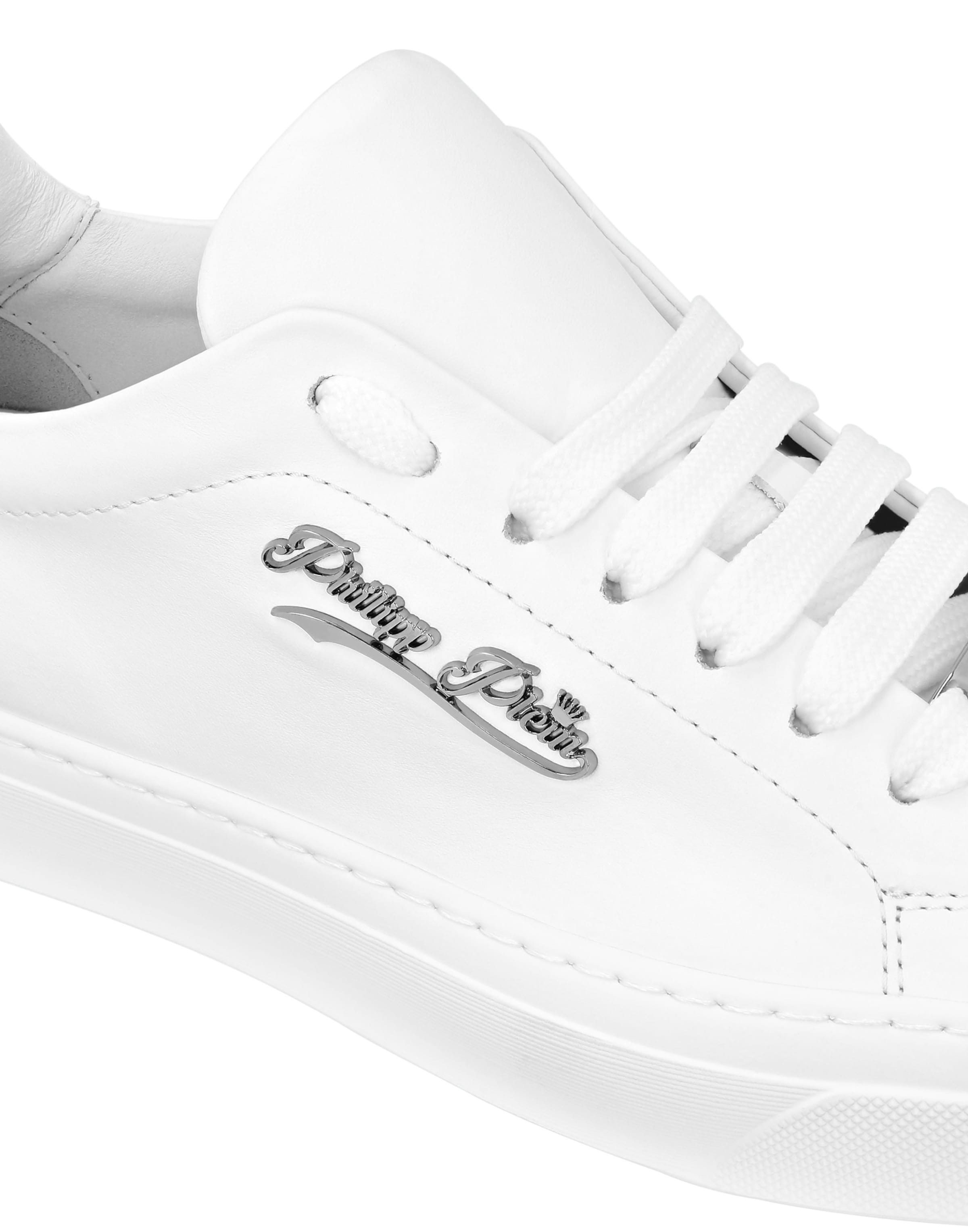 Philipp Plein - Sapatilhas baixas em branco