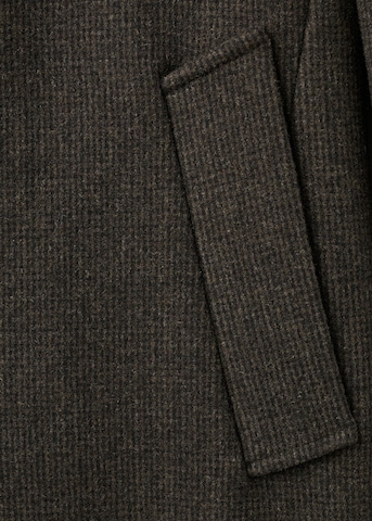 MANGO MAN Between-Seasons Coat 'Hake' in Brown