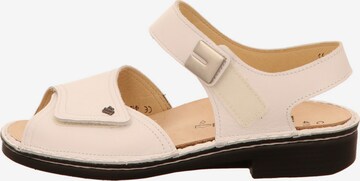 Finn Comfort Strap Sandals in Beige