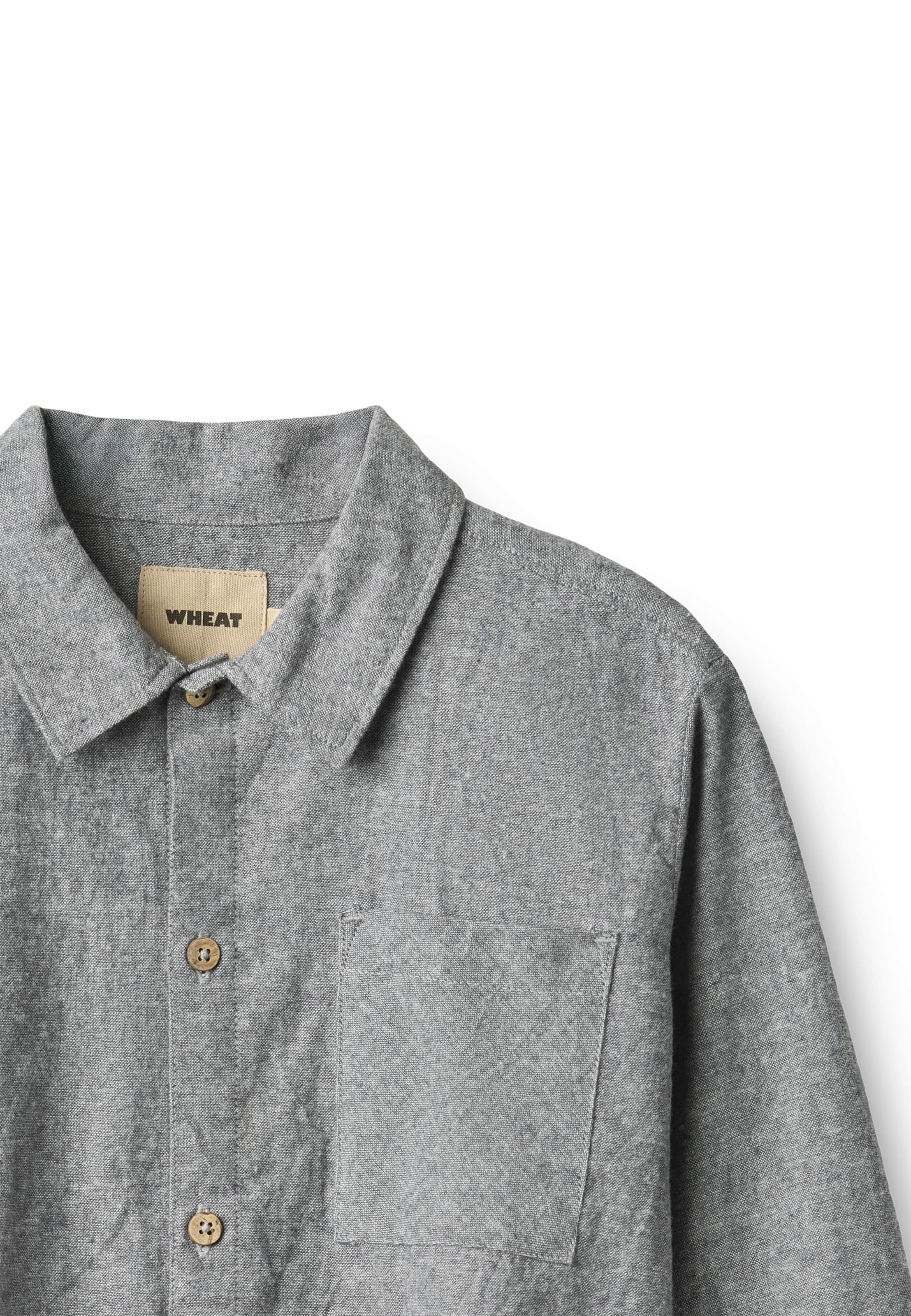 WHEAT Regular fit Button up shirt 'Oscar' in Grey