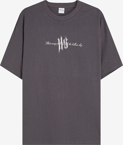 Bershka Paita värissä tummanharmaa / valkoinen, Tuotenäkymä