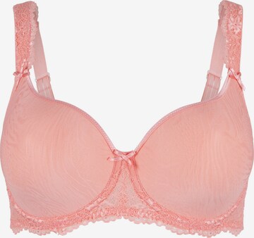 LingaDore T-shirt Bra in Orange: front