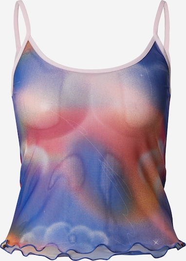 Palaidinė be rankovių 'Dorinela' iš HUGO, spalva – mėlyna / oranžinė / spanguolių spalva / balta, Prekių apžvalga