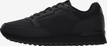 BOSS Matalavartiset tennarit 'Parkour' värissä musta: etupuoli