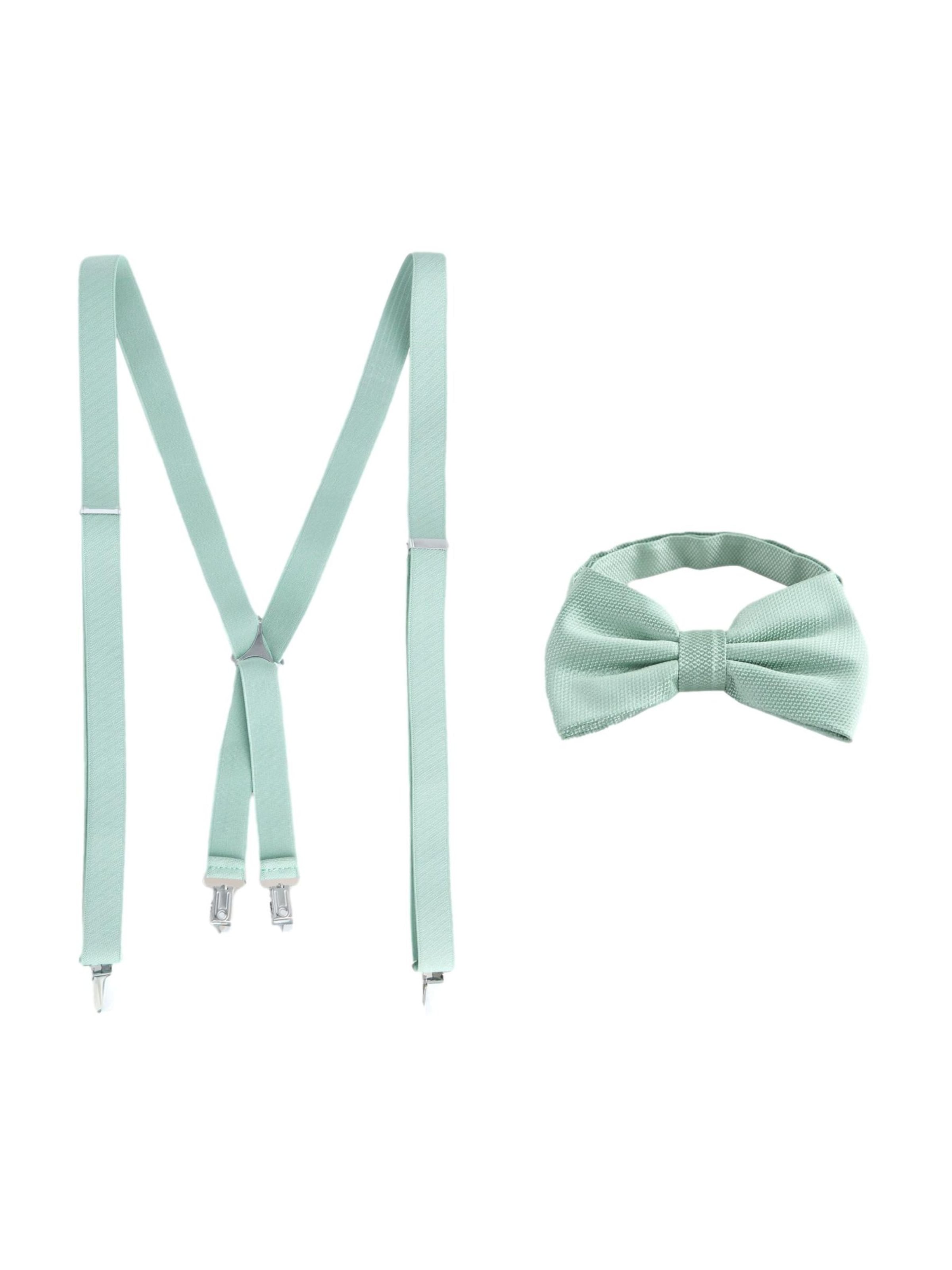 Next Suspenders in Green: front