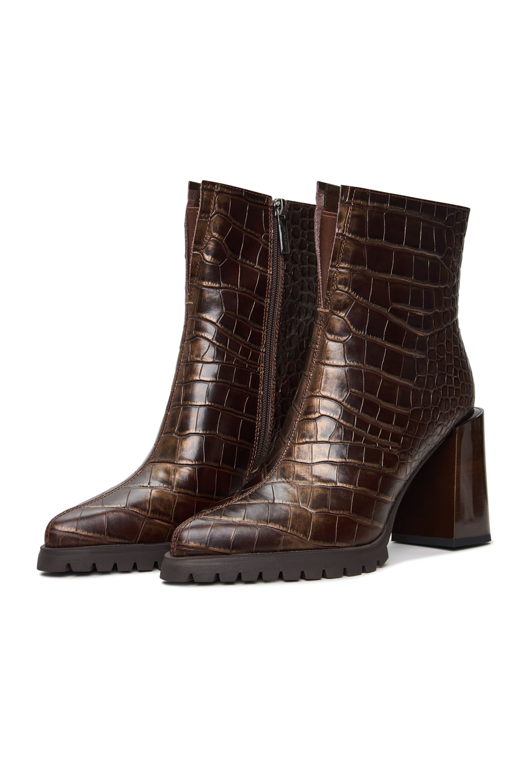 CESARE GASPARI Stiefelette in Braun