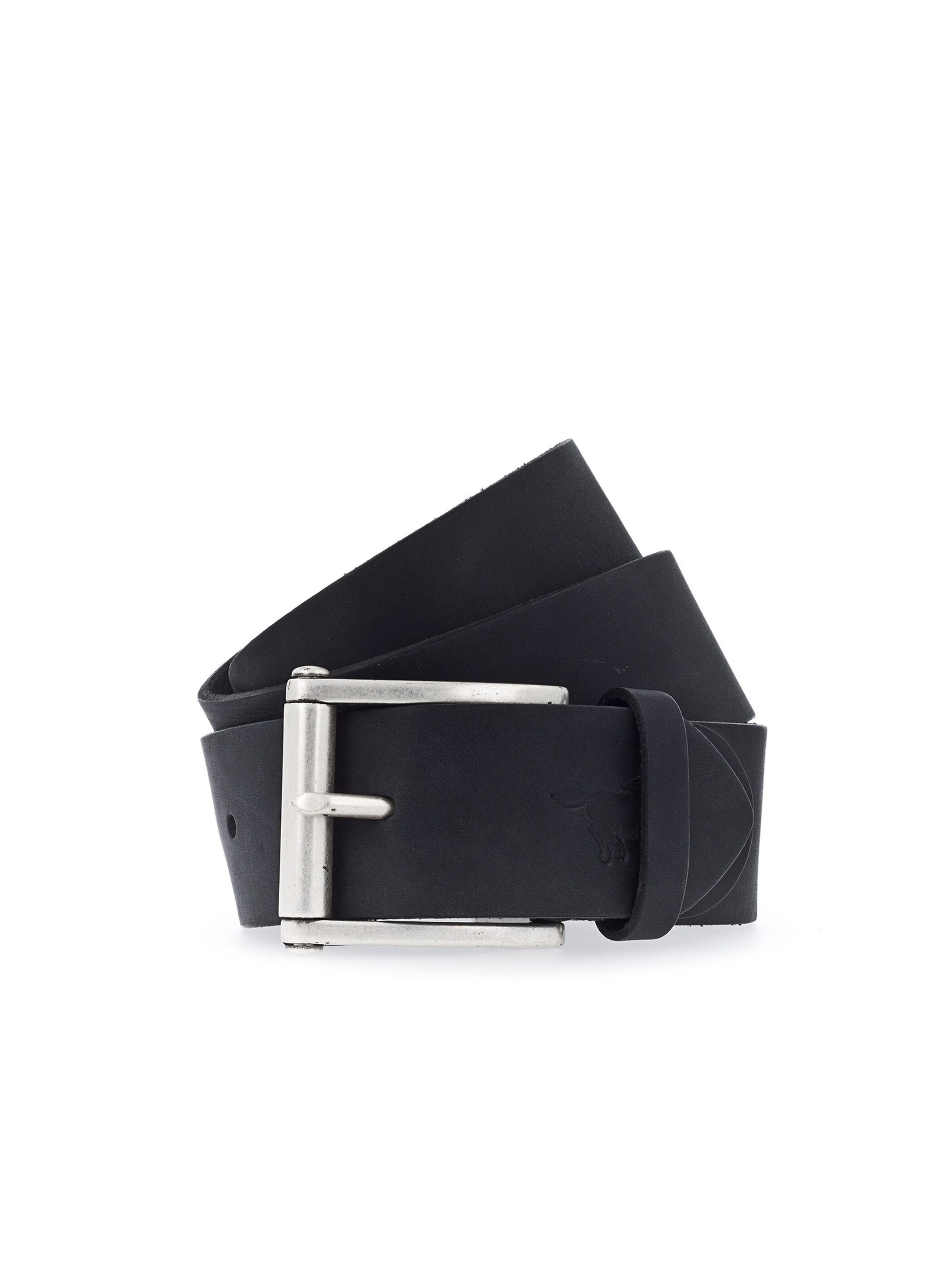 Curea MUSTANG pe negru, Vizualizare produs