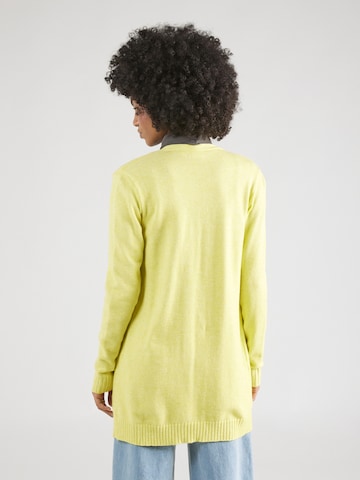 VILA Knit Cardigan 'Ril' in Yellow