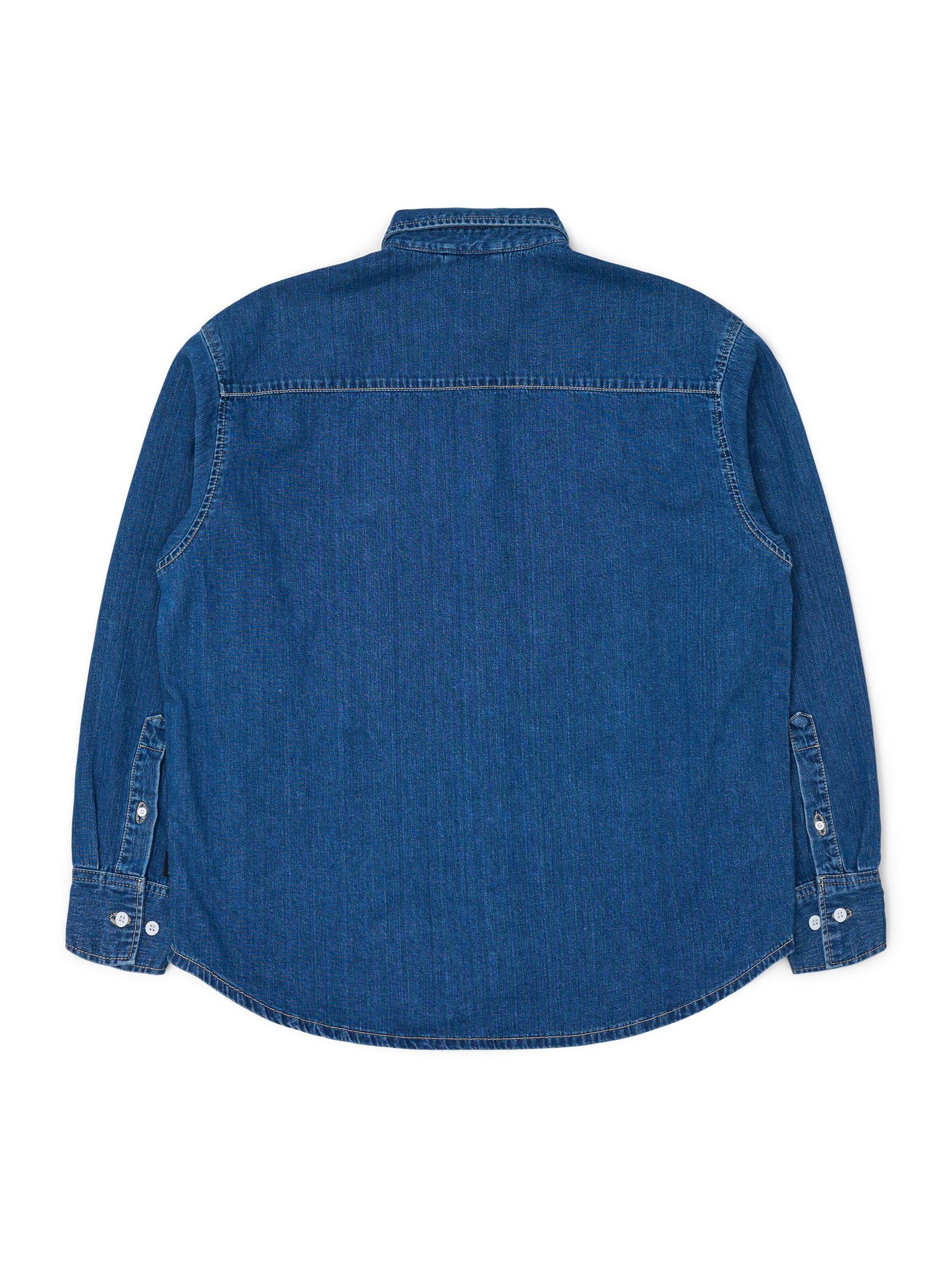 Dr. Denim Shirt 'Ray Denim' in Blauw