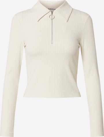 EDITED T-shirt 'Alissa' i beige: framsida