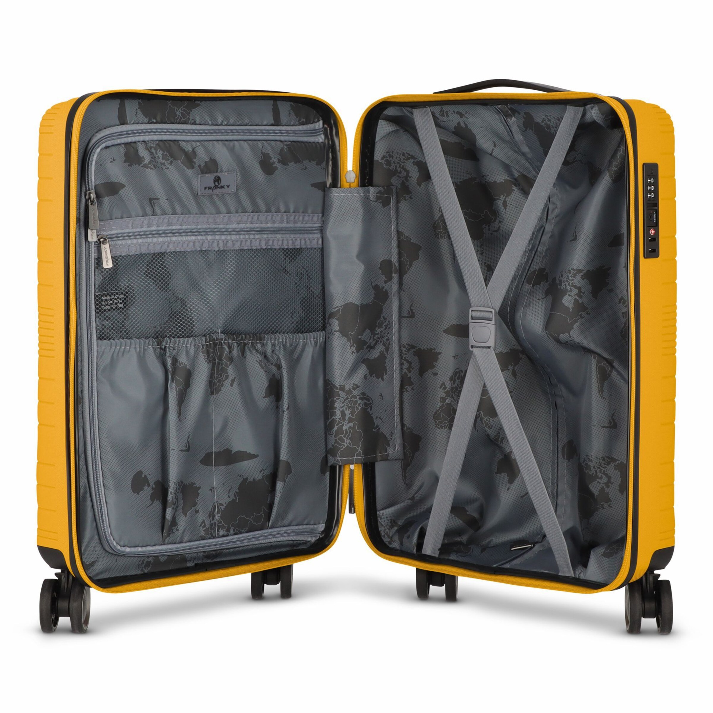 Valisette 'Dallas 3.0' Franky en jaune