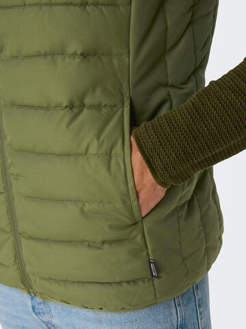Only & Sons Vest 'BRON' in Green