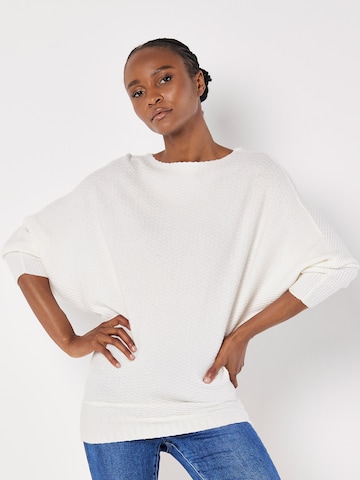 Pull-over Apricot en blanc