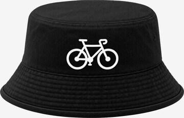 Neverless Hat 'Fahrrad' in Black: front