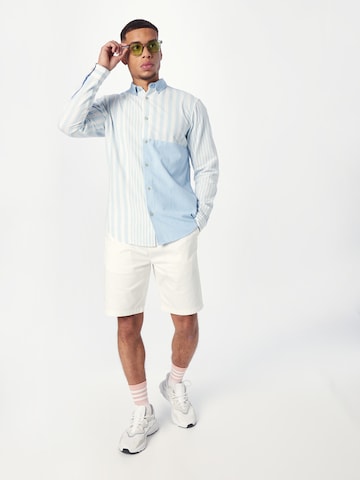mėlyna SCOTCH & SODA Standartinis modelis Marškiniai