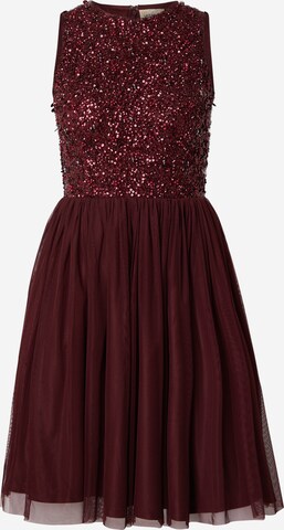LACE & BEADS Cocktail Dress 'Kahlo' in Red: front