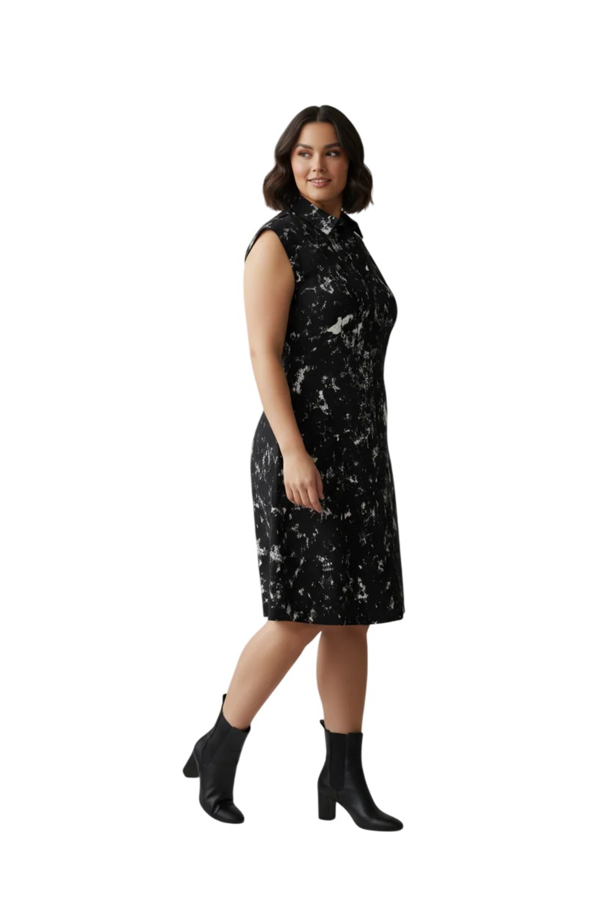 Shape Of You Blousejurk in Zwart