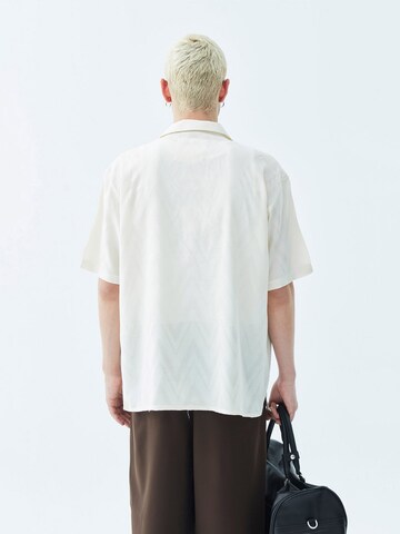 Comfort fit Camicia 'Birmingham' di VAMOS CLO in beige