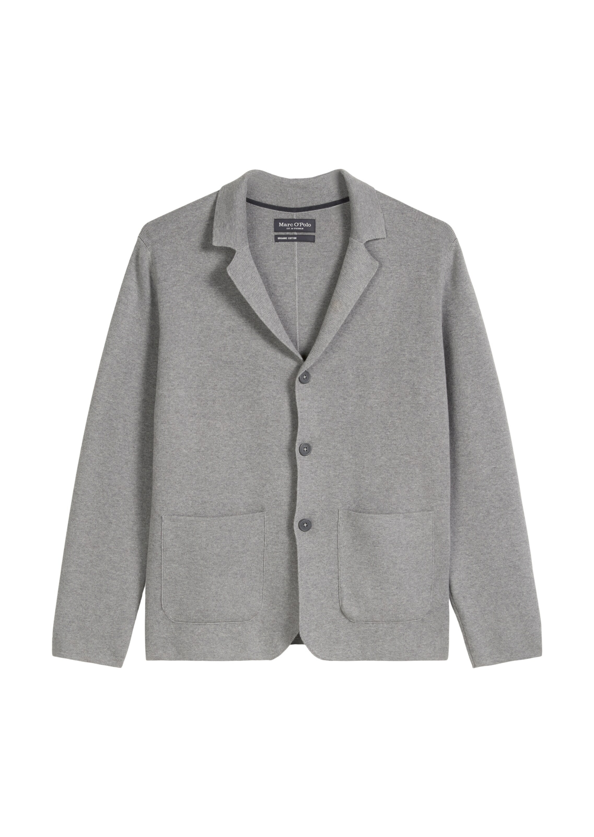 Marc O'Polo Strickjacke in Grau: Vorderseite