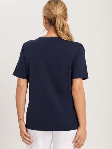 Hanro Shirt ' Natural Shirt ' in Blue