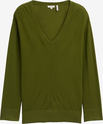 Tom Tailor Women + Trui in Groen: voorkant