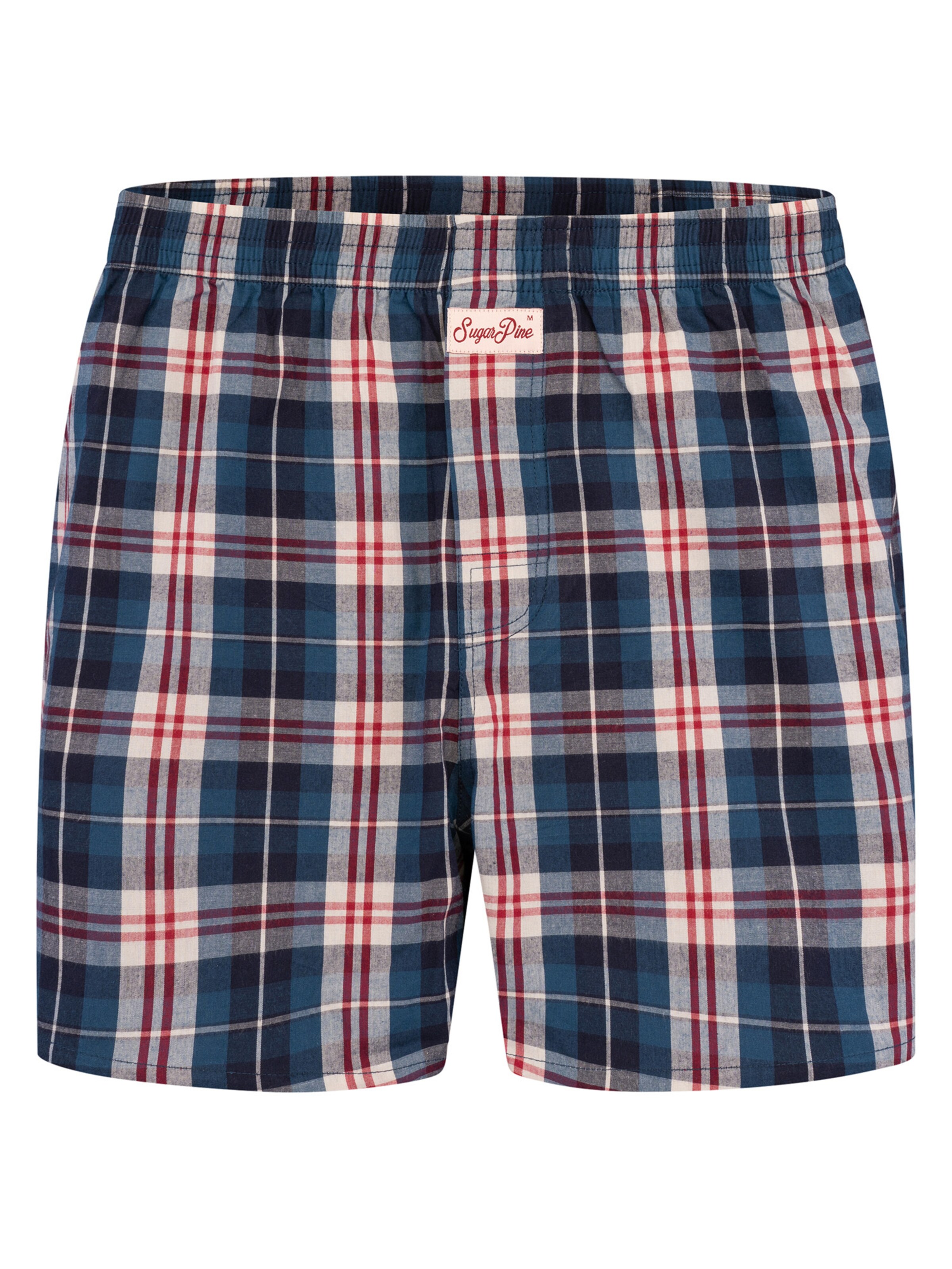 Boxers ' Mix Karos ' Sugar Pine en bleu