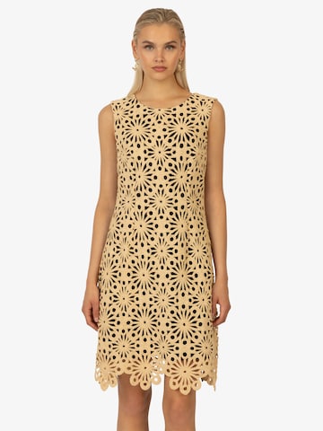 Kraimod Cocktail dress in Beige: front