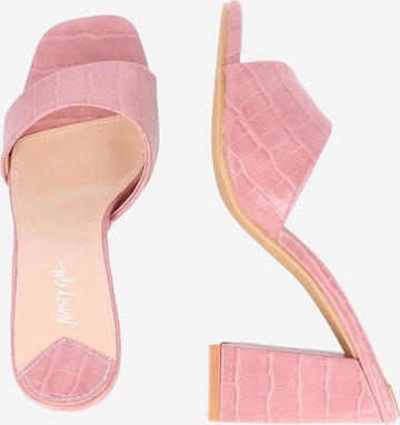 Nasty Gal Pantolette i rosa