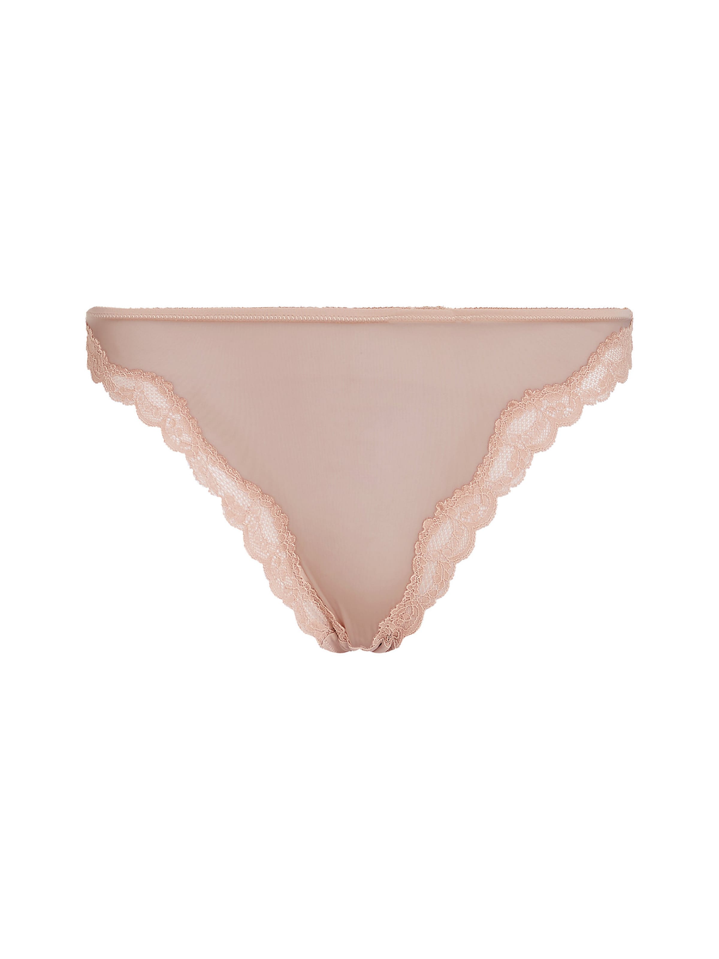 Calvin Klein String in Beige: voorkant