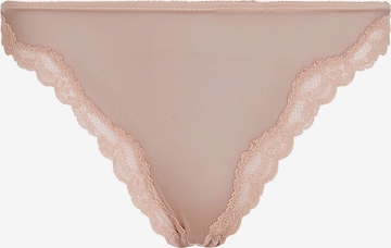 Calvin Klein String in Beige: front