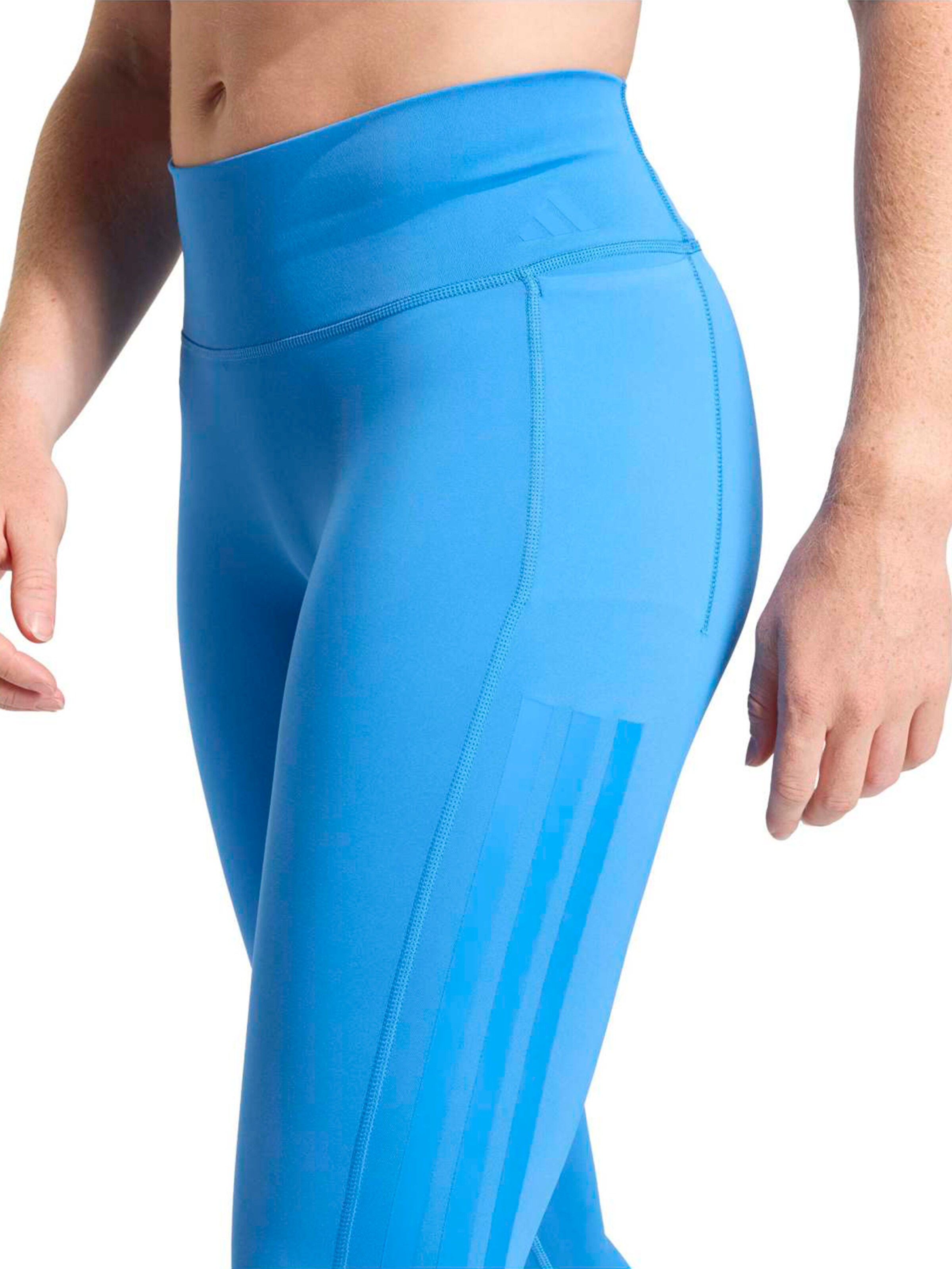 ADIDAS PERFORMANCE Skinny Sports trousers 'Optime' in Blue