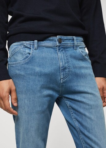 MANGO MAN Regular Jeans 'Chris' in Blue