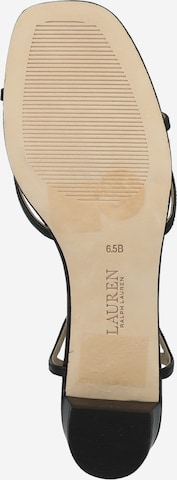 Sandale cu baretă 'FALLON' de la Lauren Ralph Lauren pe negru