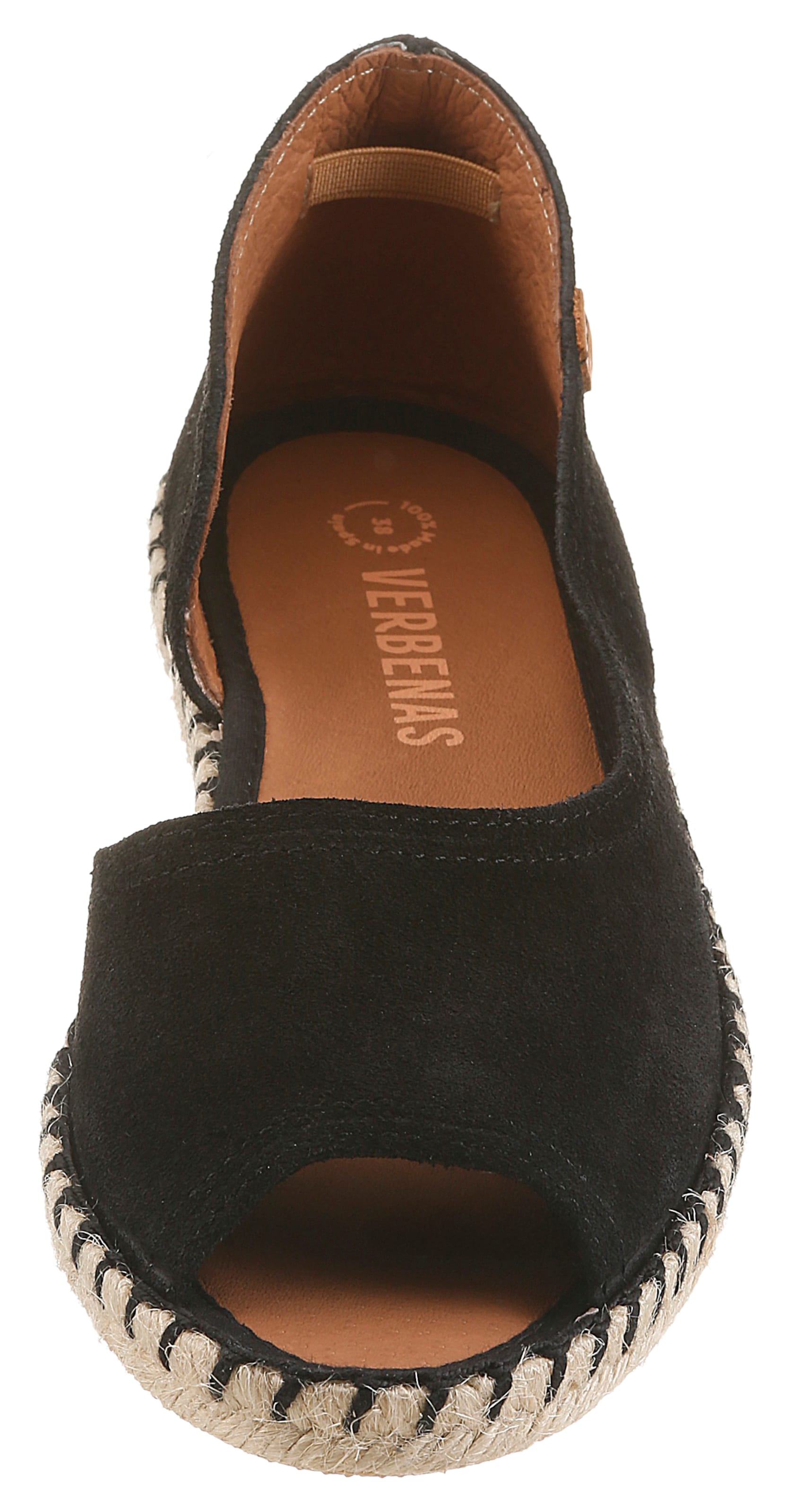 VERBENAS Espadrilles in Schwarz