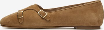 LOTTUSSE Ballet Flats in Brown: front