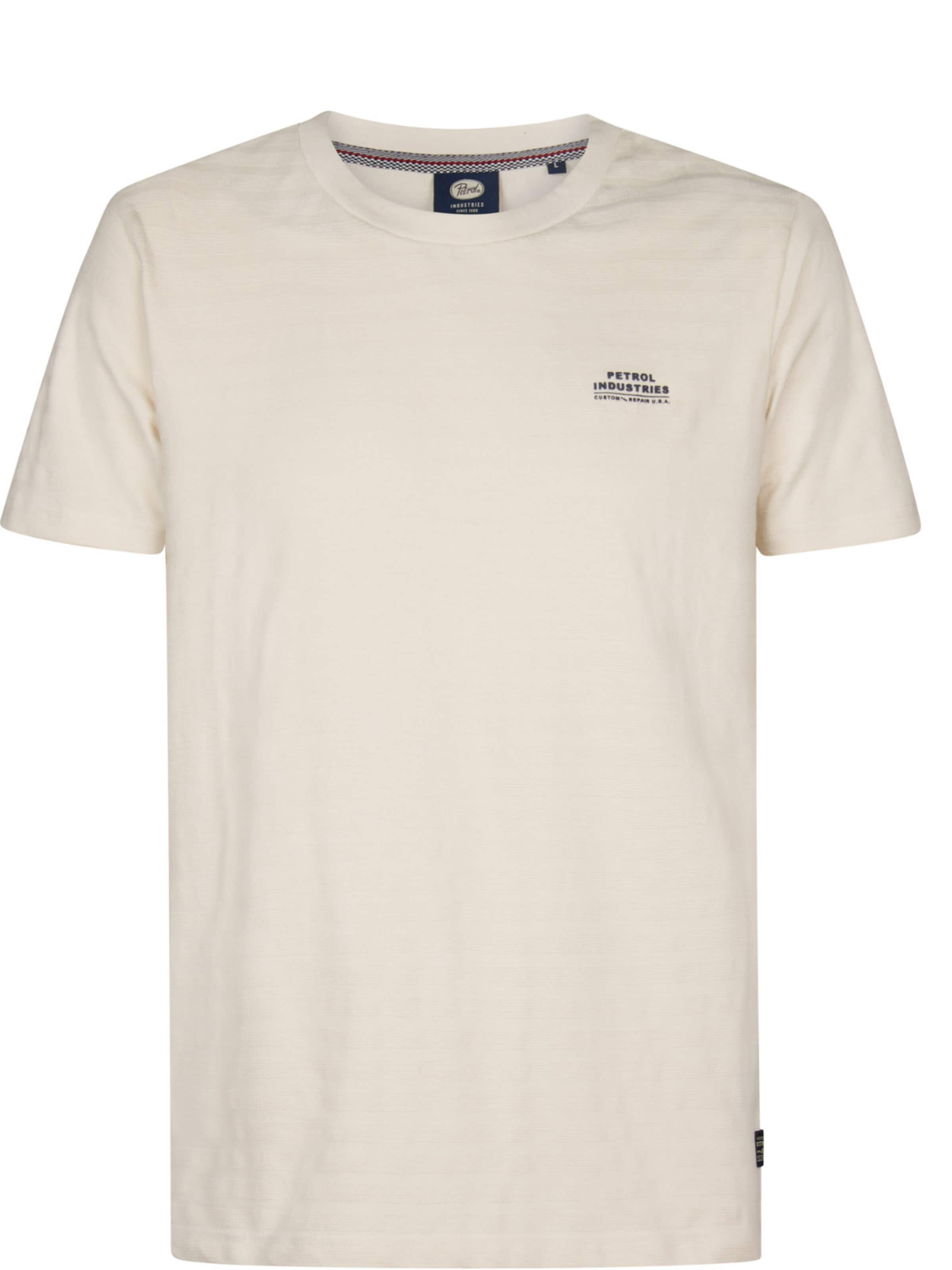 T-Shirt 'Petrol Industries - Heren t-shirt' PETROL en beige : devant