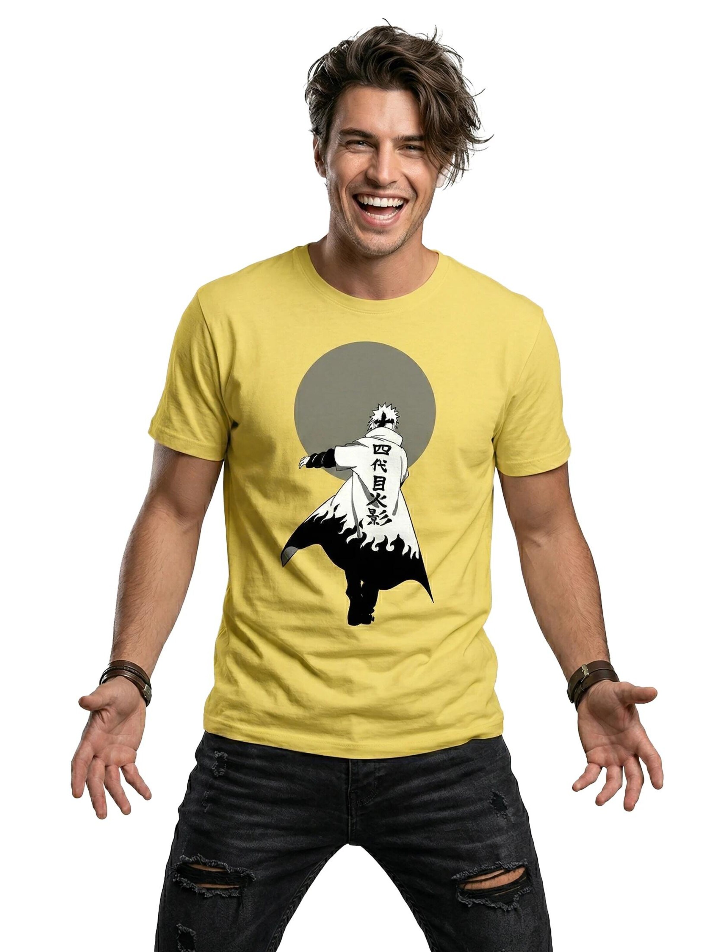 MAKAYA Shirt 'Ninja' in Yellow