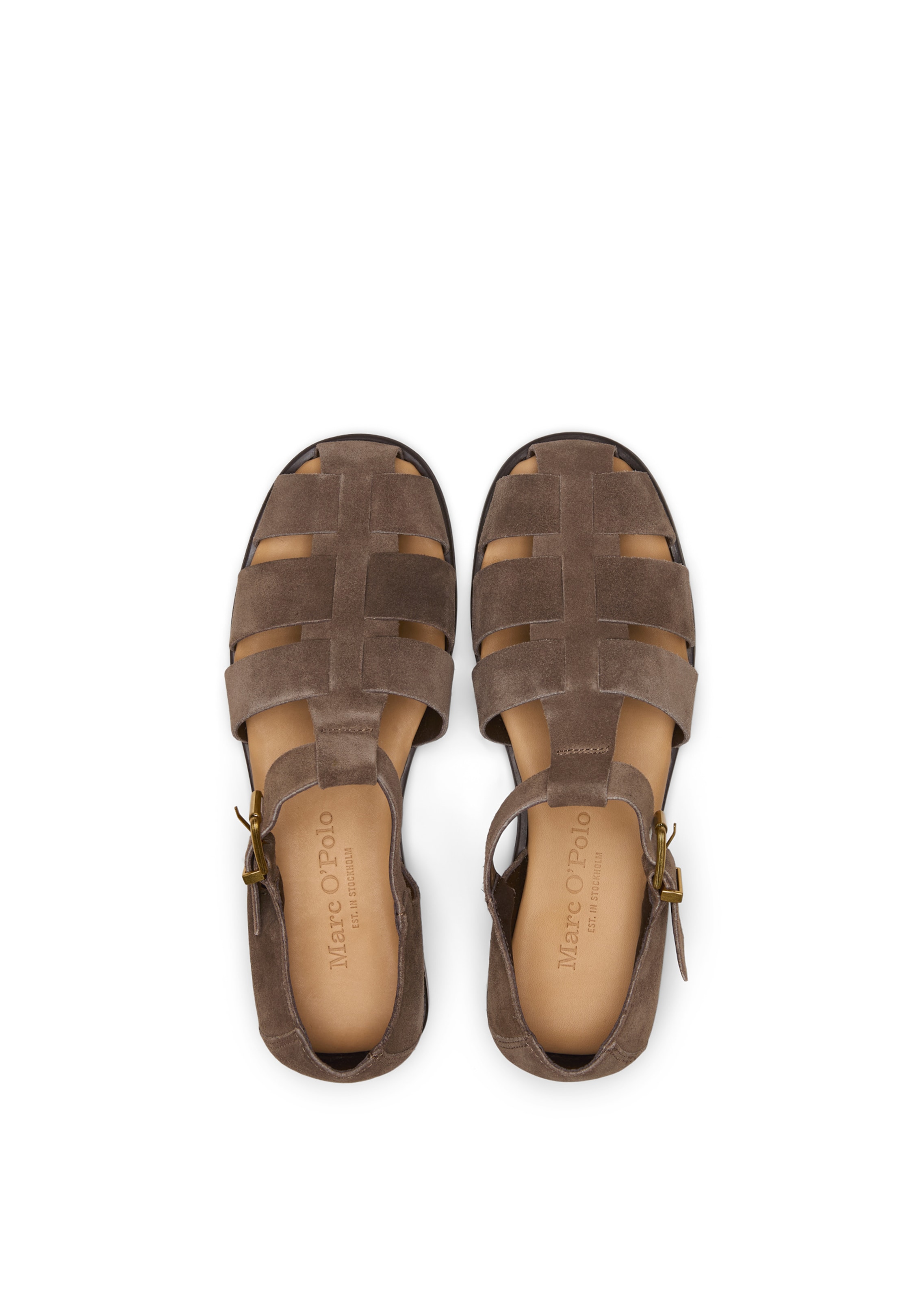 Marc O'Polo Sandaal 'Fisherman' in Beige