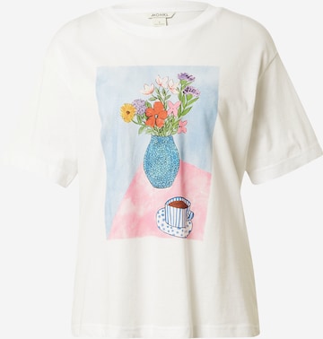 Monki - Camisa em branco: frente