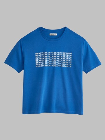 BEARTH Shirt ''Scan Code' Bio-Baumwolle' in Blue