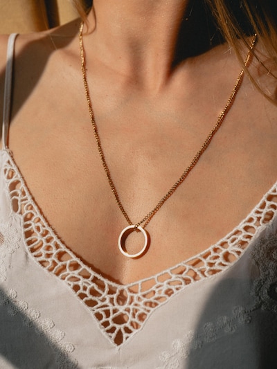 Divasya Necklace 'Good Karma comes back' in Gold, Item view