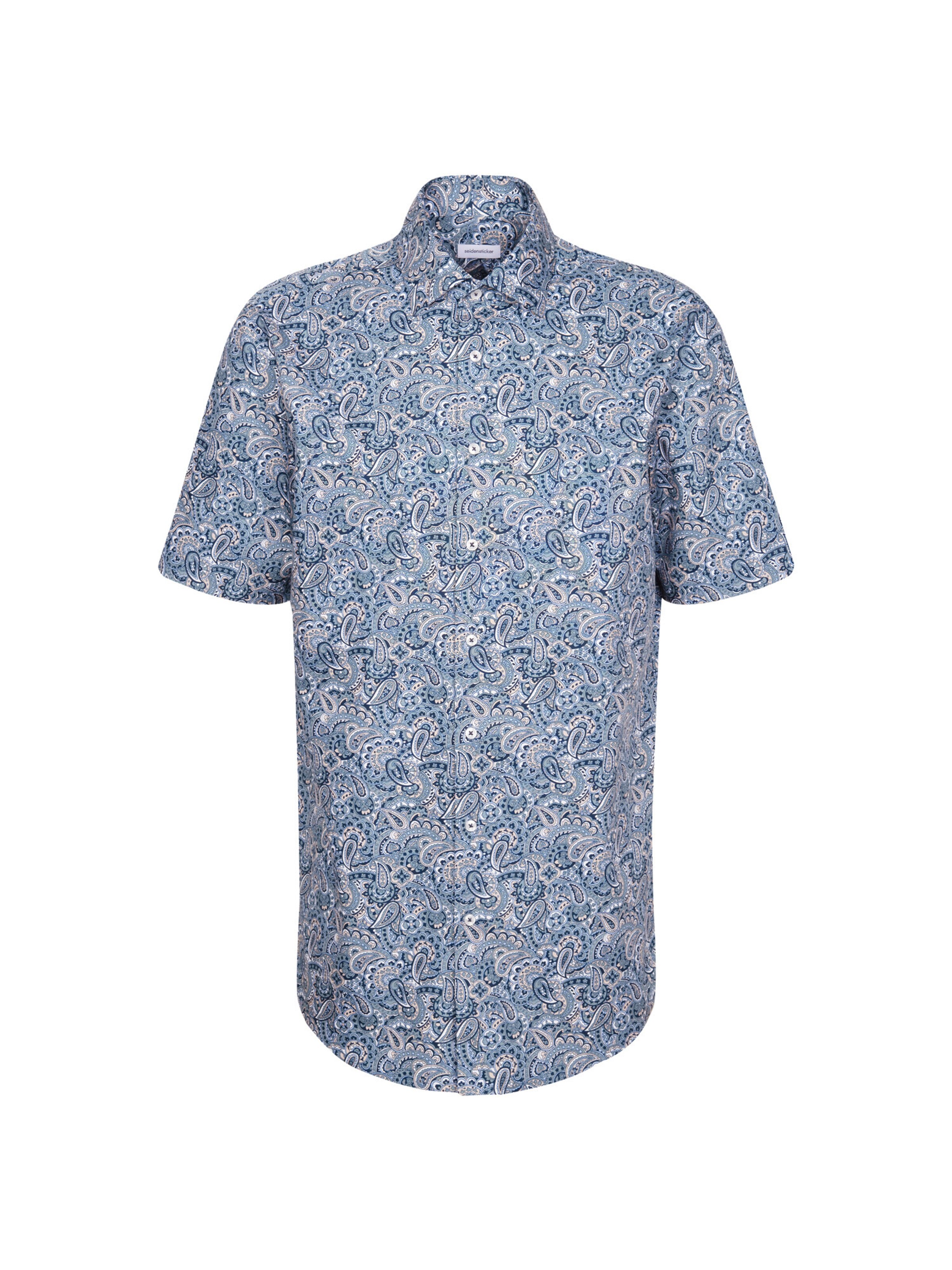 SEIDENSTICKER Regular fit Zakelijk overhemd in Blauw: voorkant