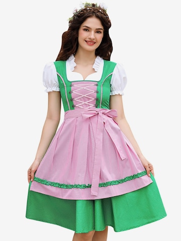 Yesfashion Dirndl w kolorze zielony: przód
